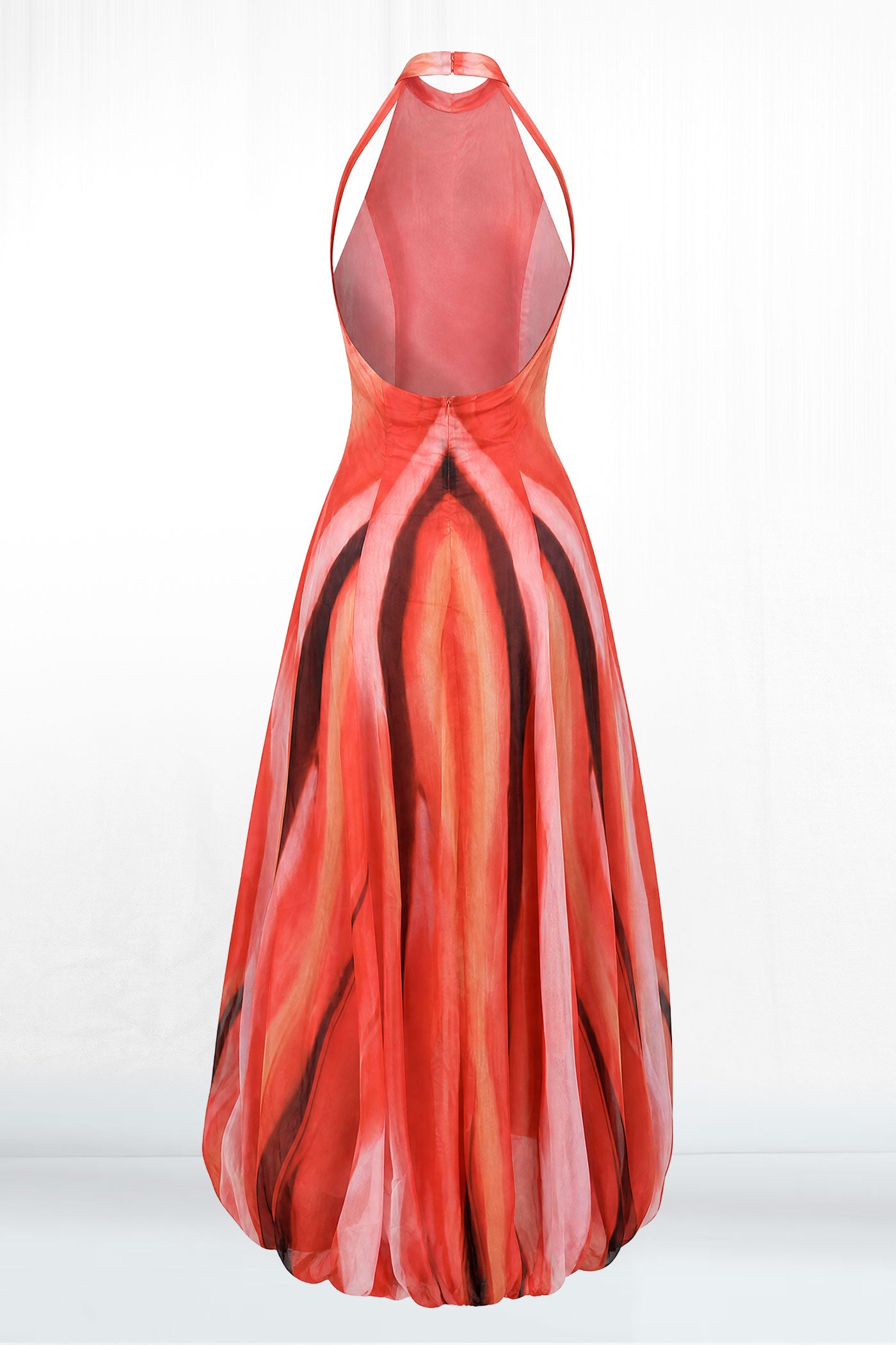Brooklyn Tie Dye Inspired Sleeveless Chiffon Dress