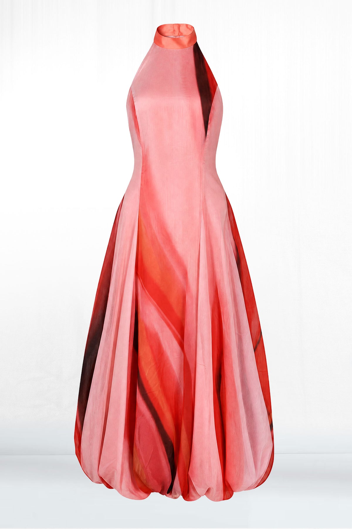 Brooklyn Tie Dye Inspired Sleeveless Chiffon Dress