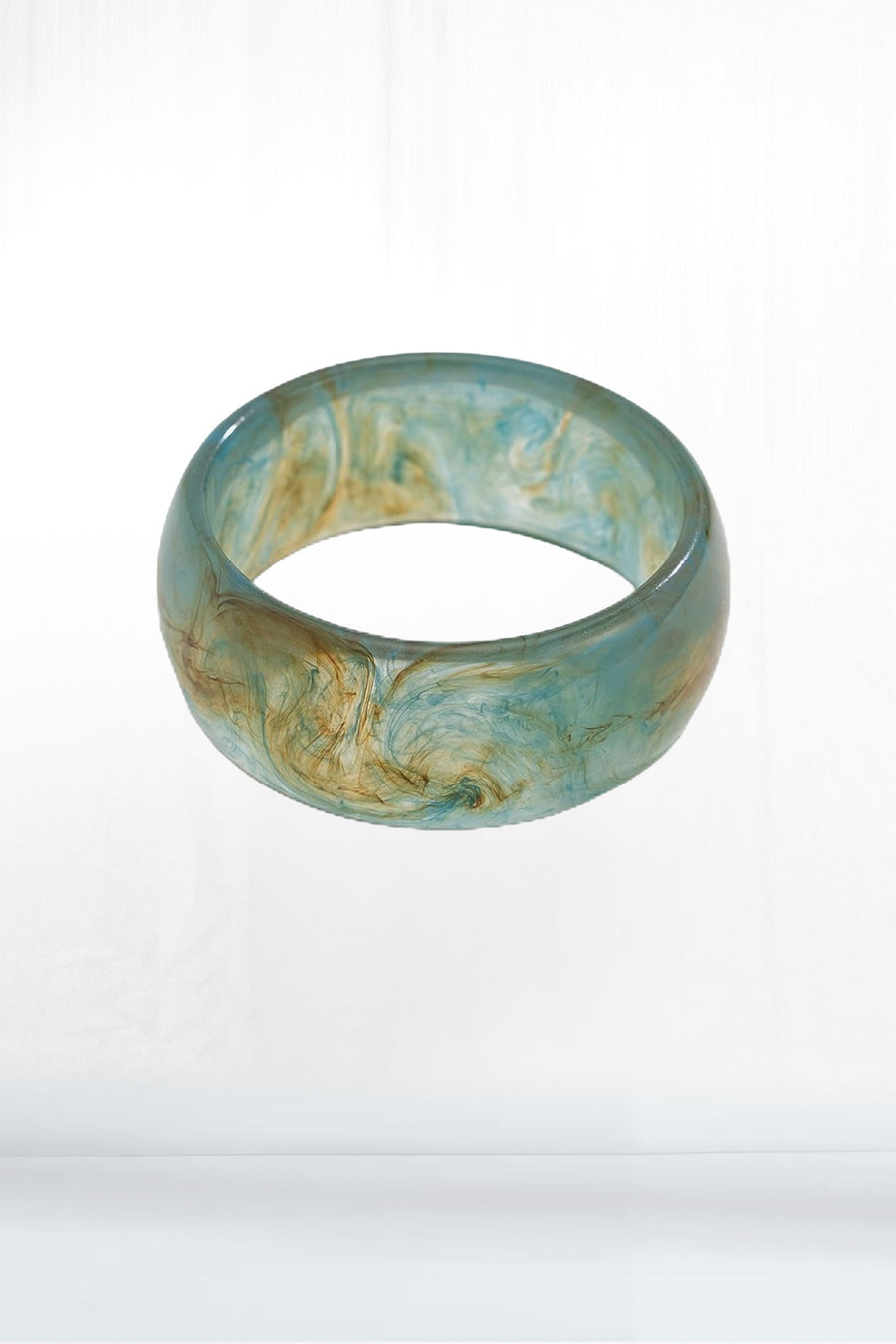 Chunky Handmade Acrylic Resin Multicolor Bangle
