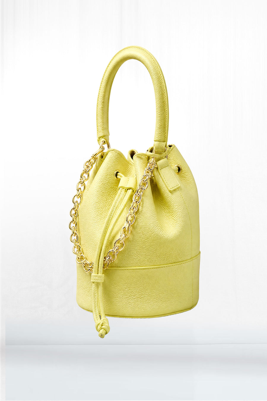 Italian Leather Medium Bucket Bag