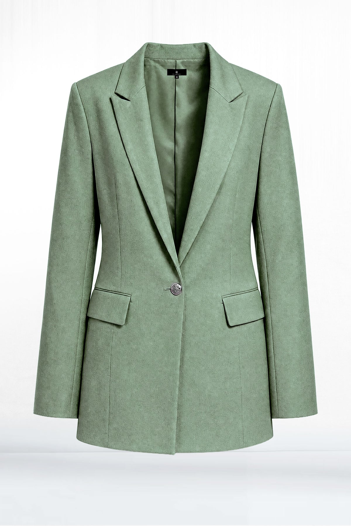 Liza One Button Flap Pocket Blazer