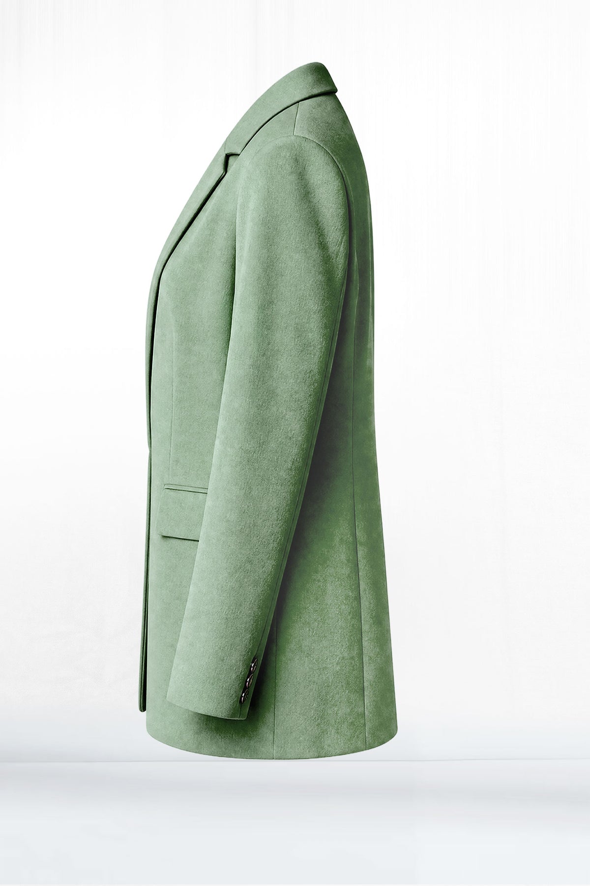 Liza One Button Flap Pocket Blazer