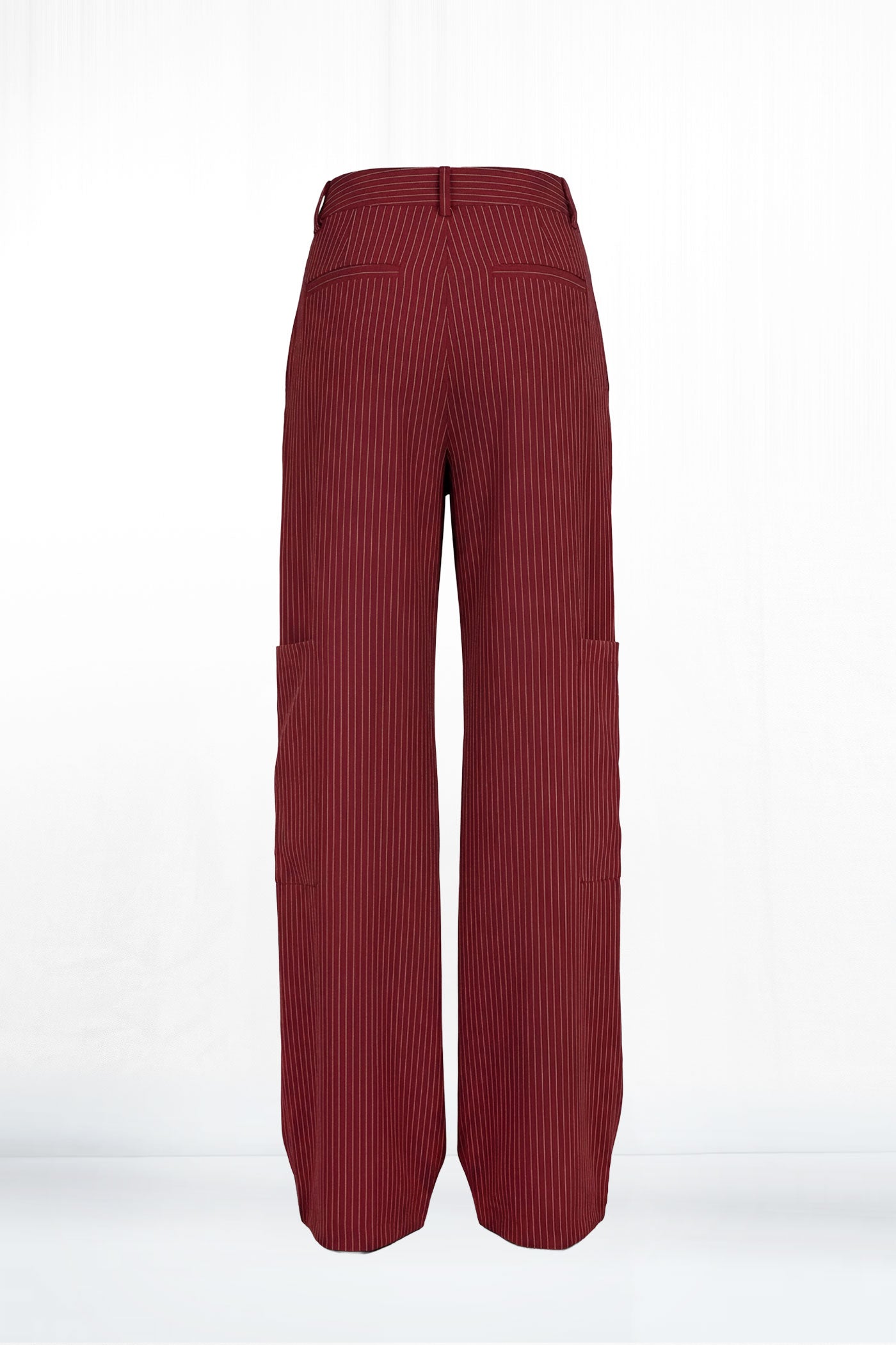 Logan Red Pinstripe Cargo Pant
