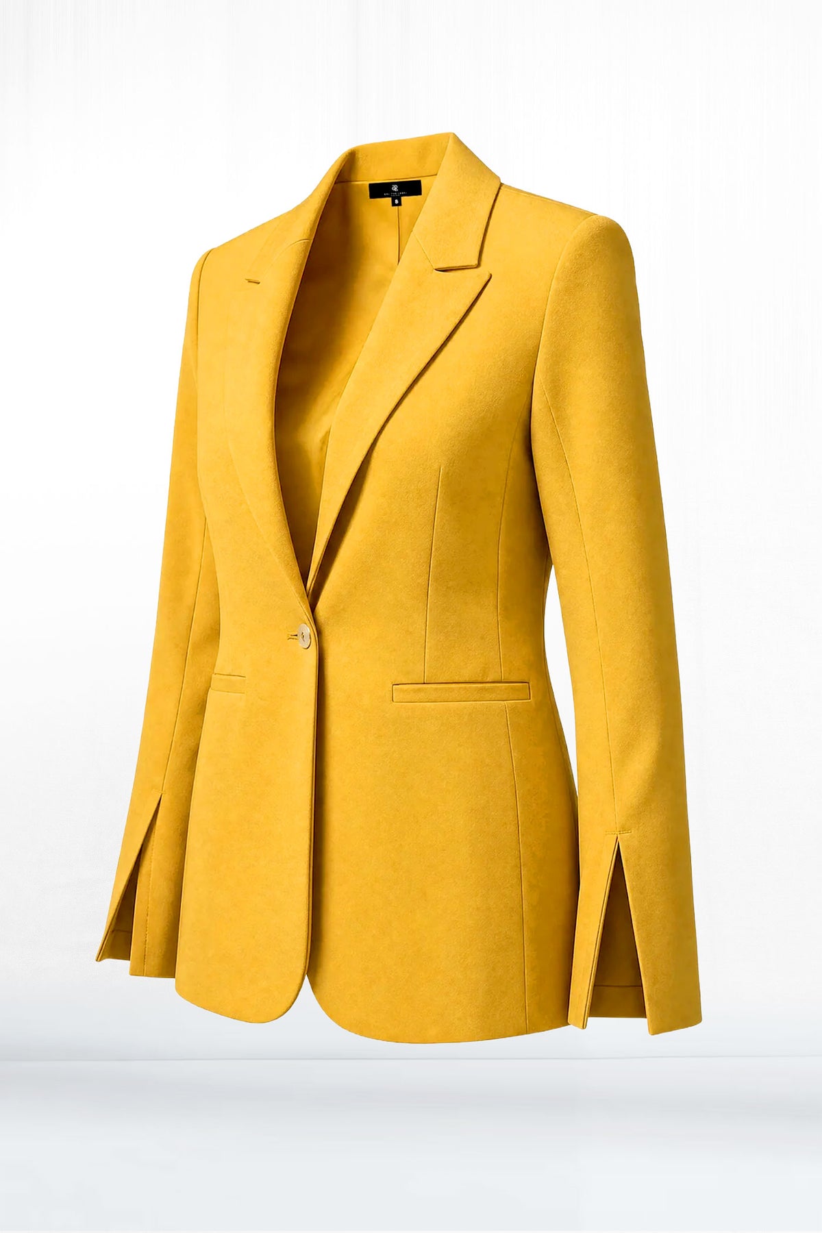 Rosali One Button Slim Fit Slit Sleeve Blazer