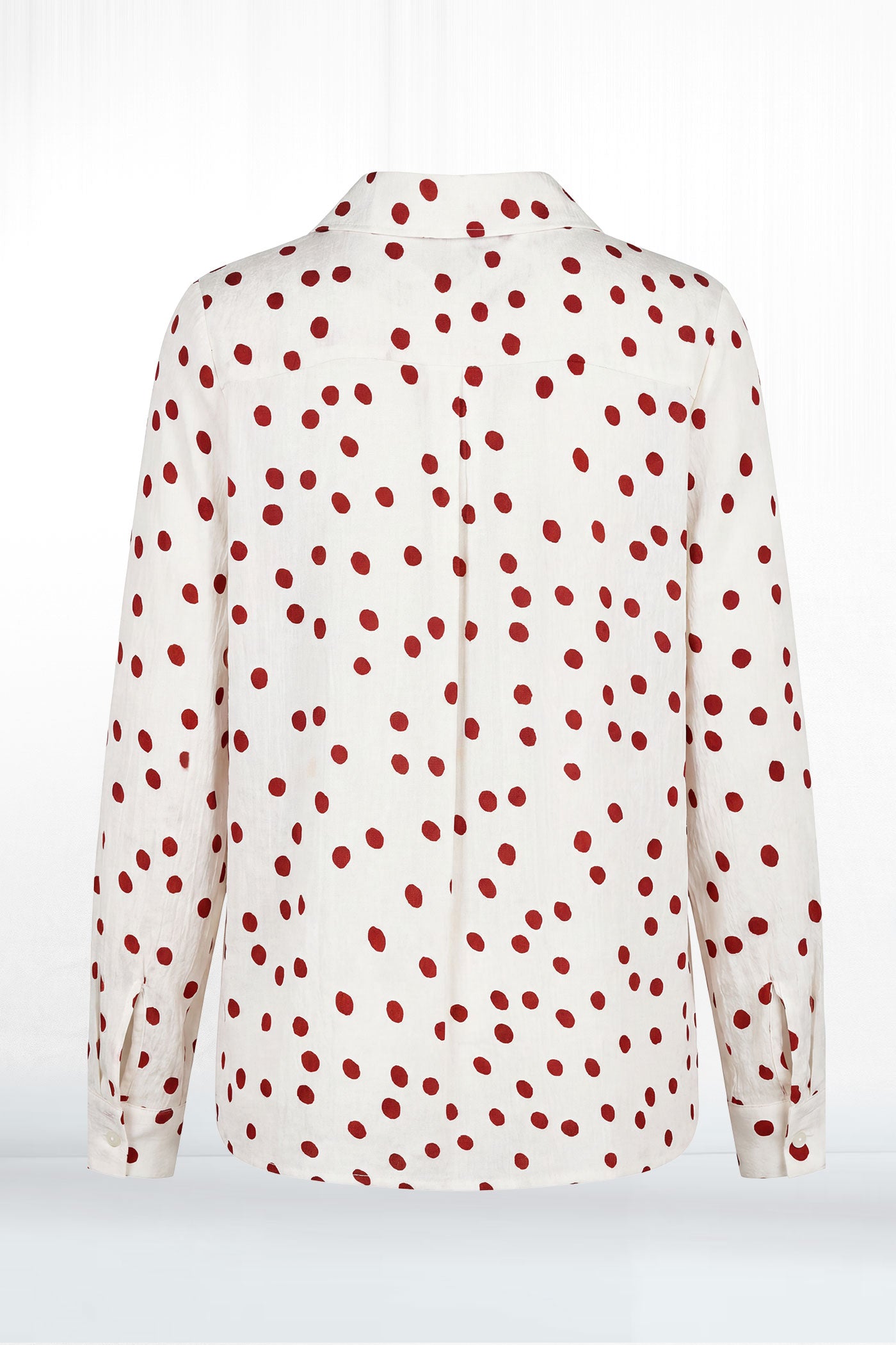 Sloan Long Sleeve Button Down Pajama Inspired Top