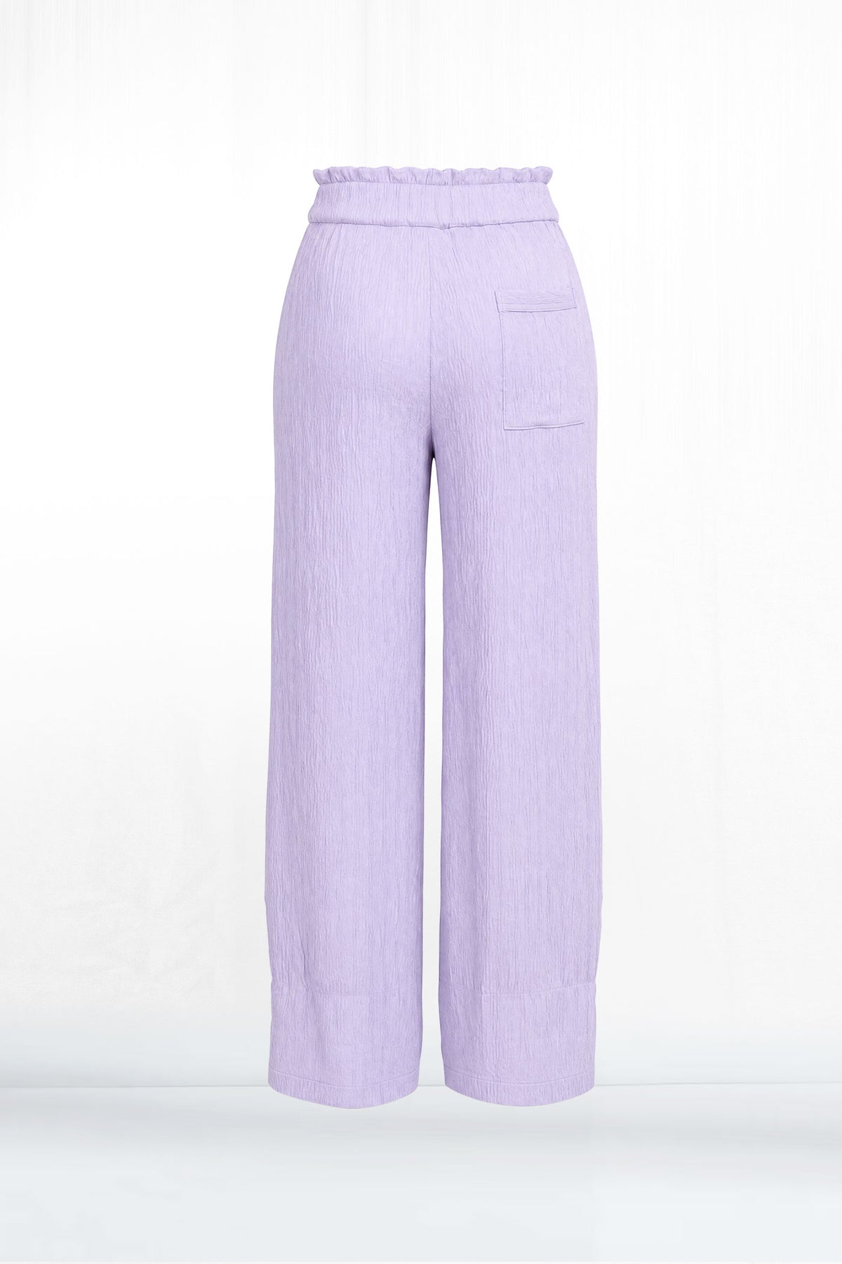 Tara Crinkled Pull-up Long Pocket Pant