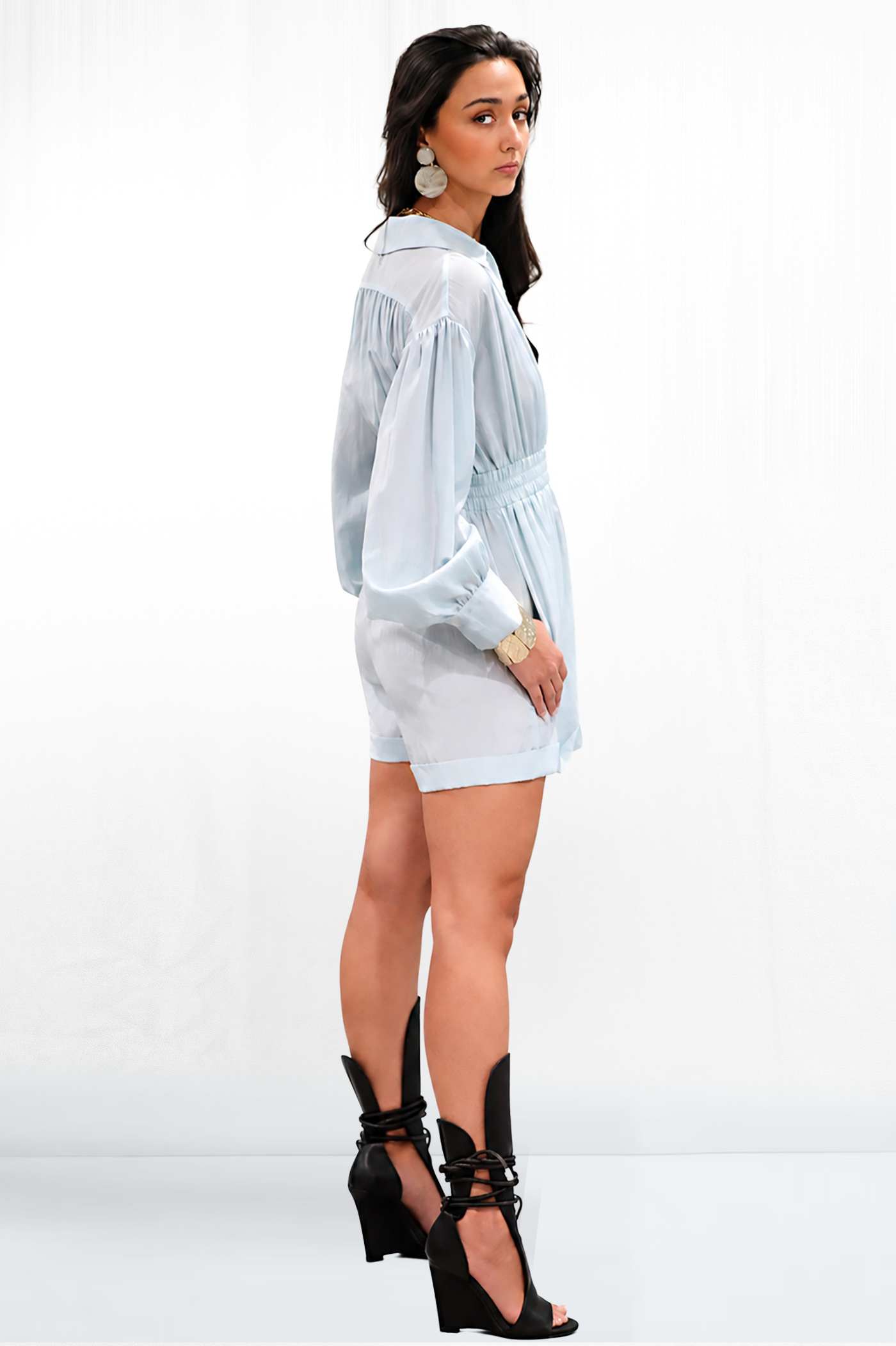 Tessa Puff Sleeve Romper