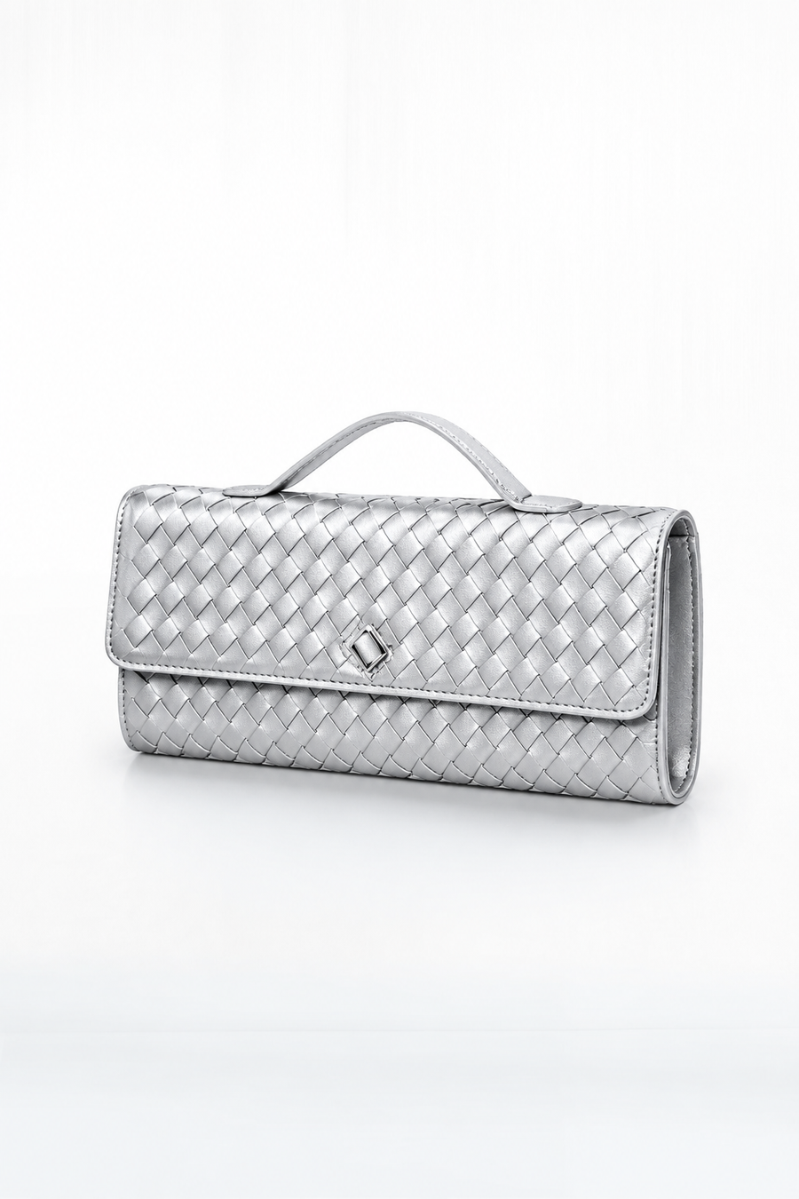 Elan Ivory Pleated Evening Clutch - GRL Society