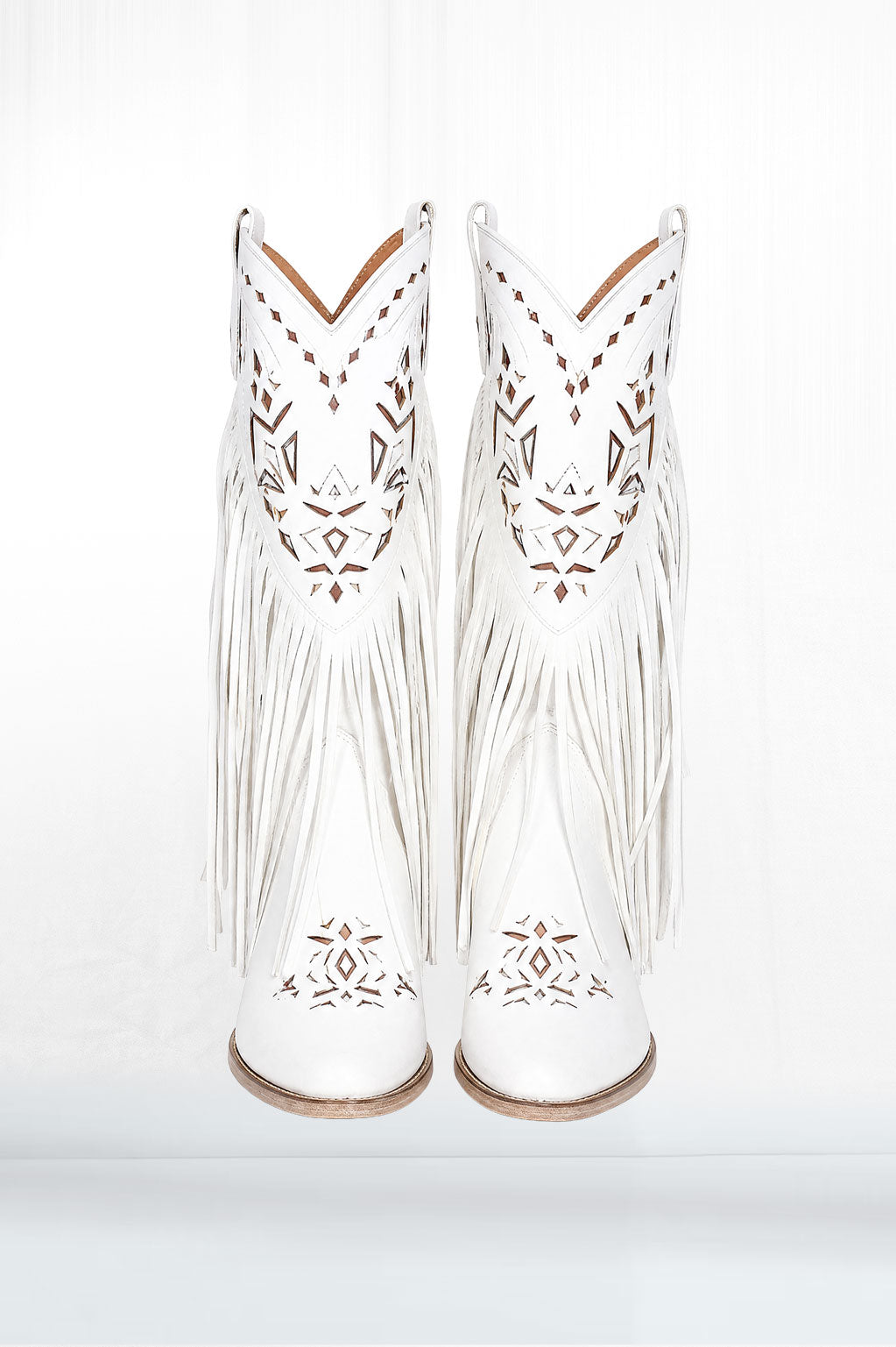 White Tassel Boot