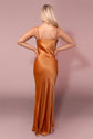 Lexi Gold Silky Dress