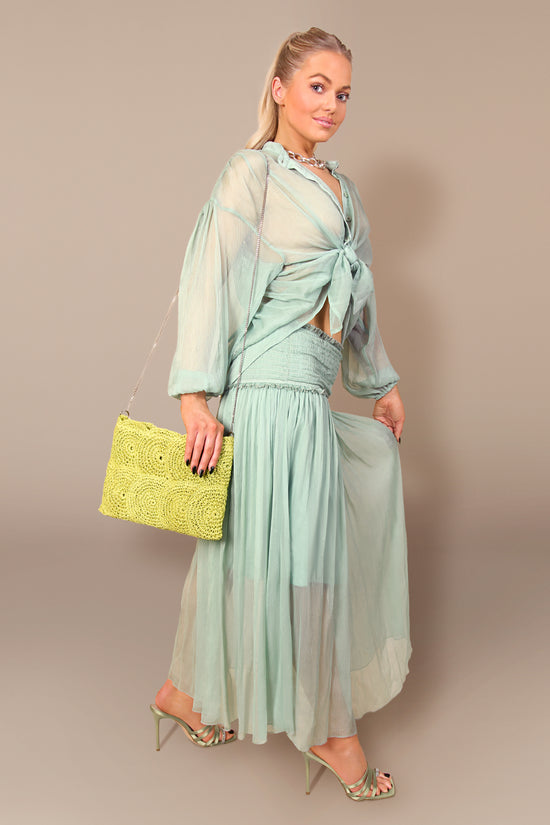 Resort Sea Moss Skirt Set