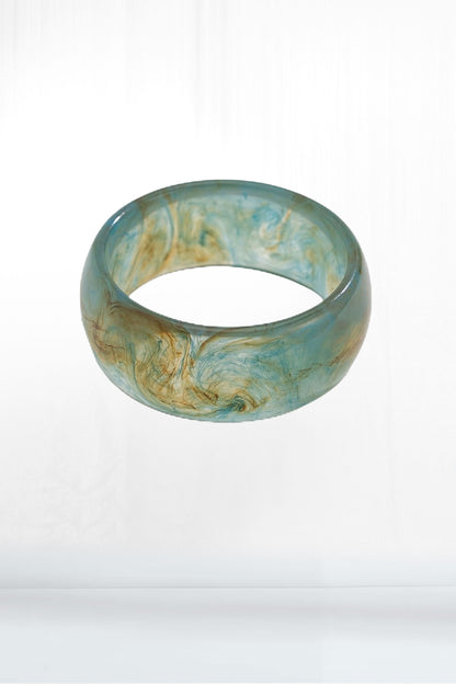 Chunky Handmade Acrylic Resin Multicolor Bangle