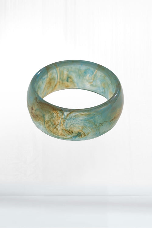 Chunky Handmade Acrylic Resin Multicolor Bangle
