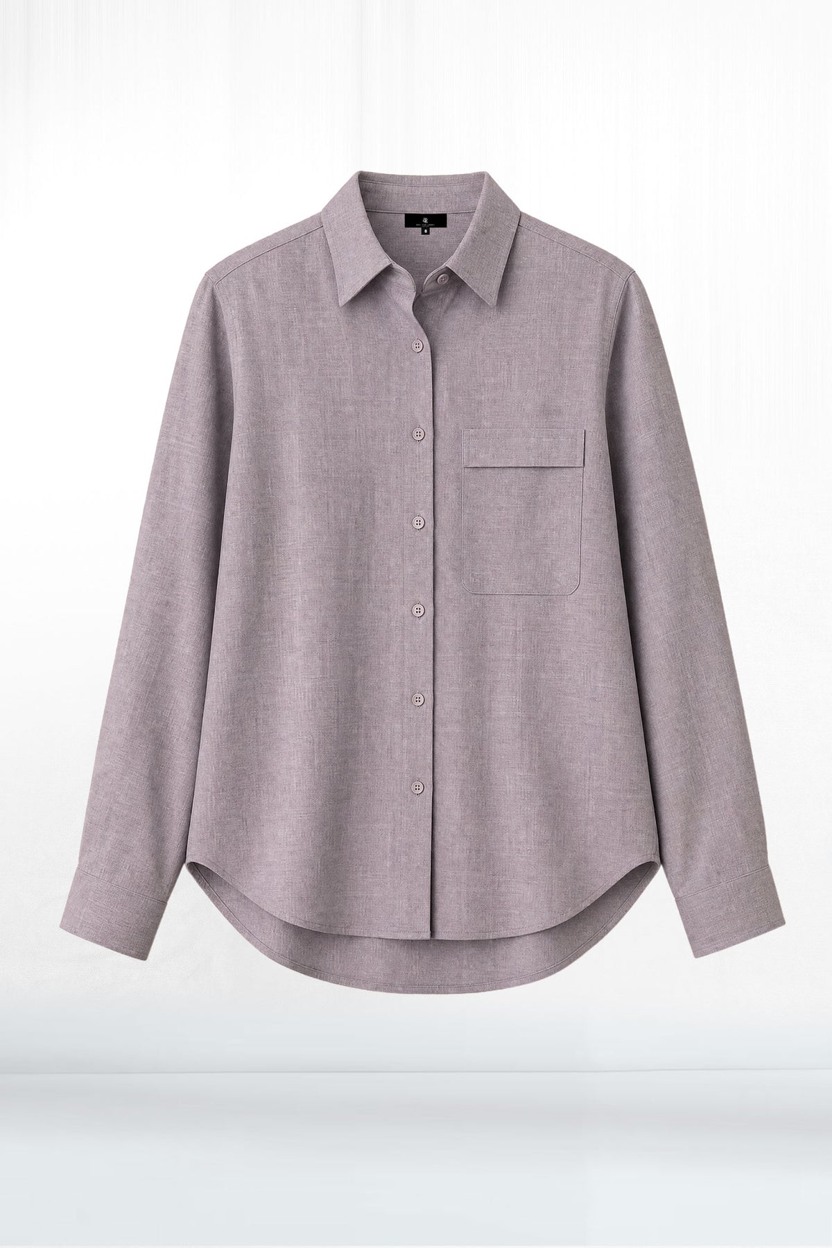 Della Long Sleeve Button Down Loose Fit Shirt