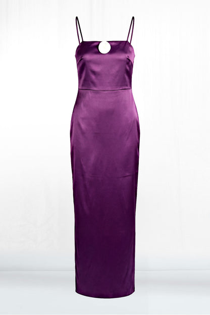 Elsy Satin Maxi Dinner Dress