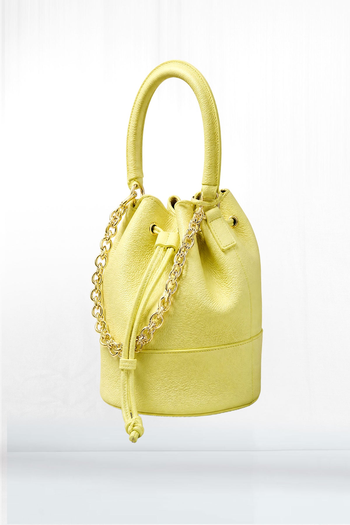 Italian Leather Medium Bucket Bag