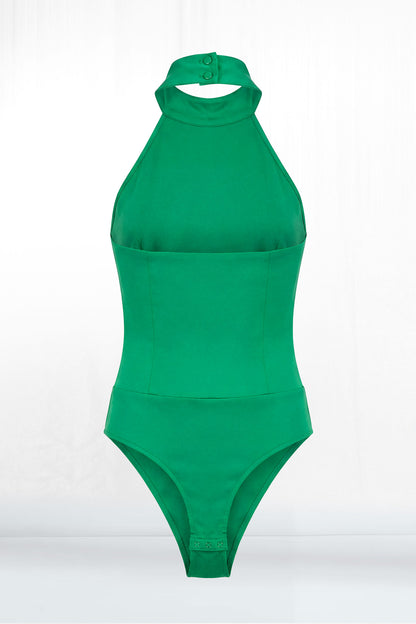 Jessie High-neck Low Back Bodysuit