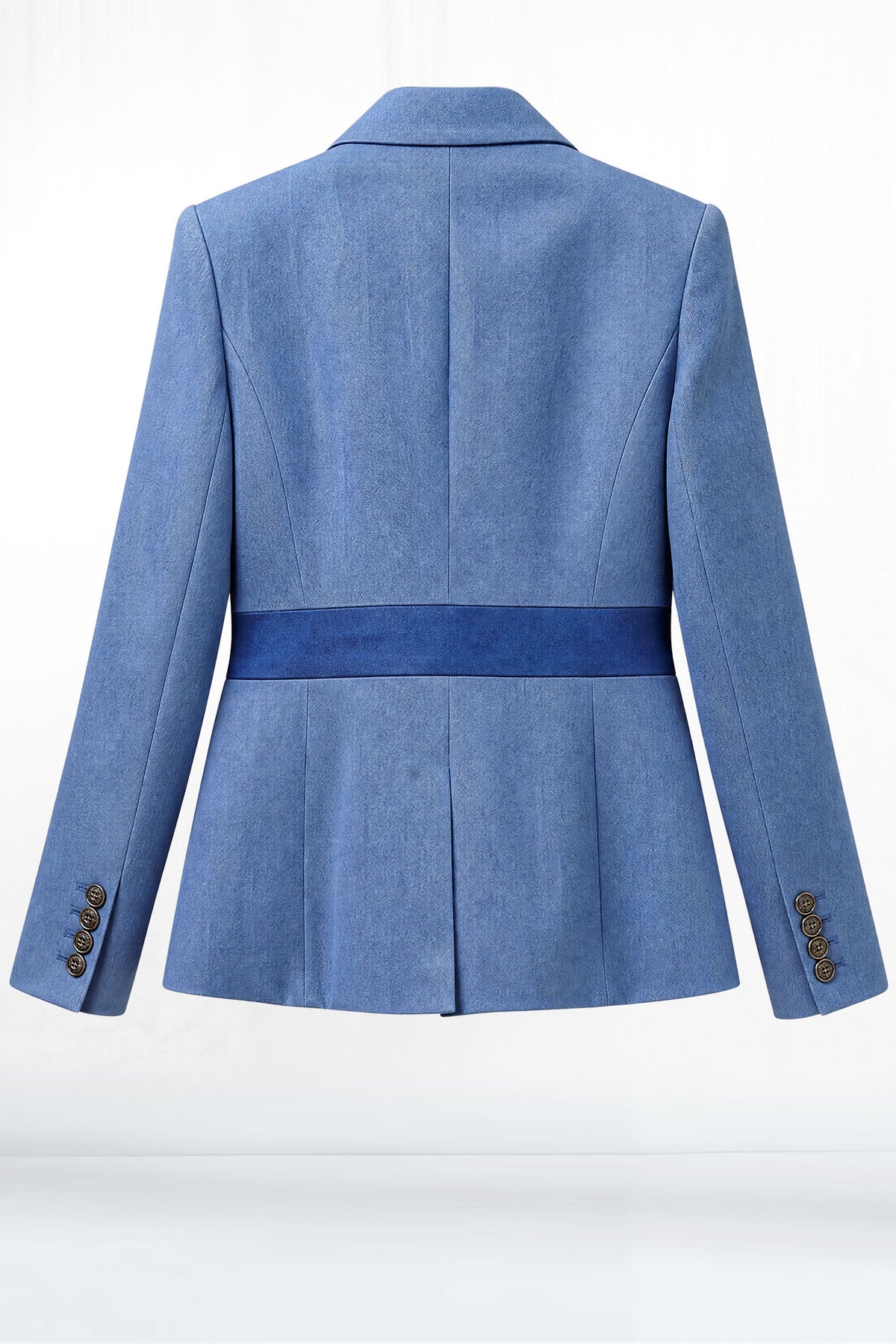 Lex Two Tone Denim Blazer - Denim 