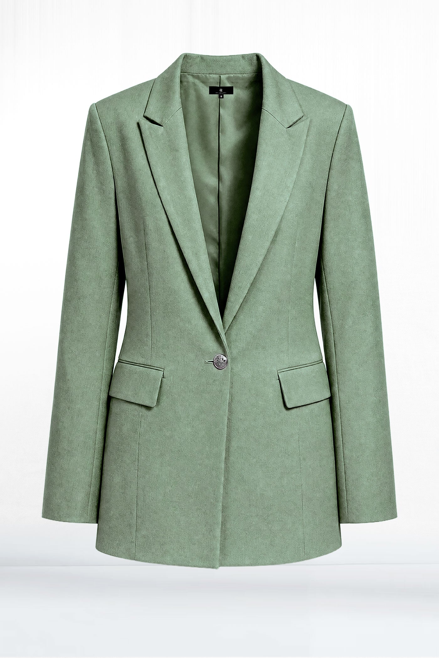 Liza One Button Flap Pocket Blazer