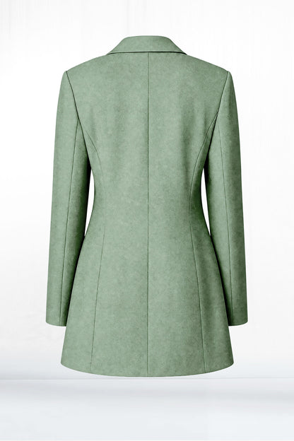 Liza One Button Flap Pocket Blazer