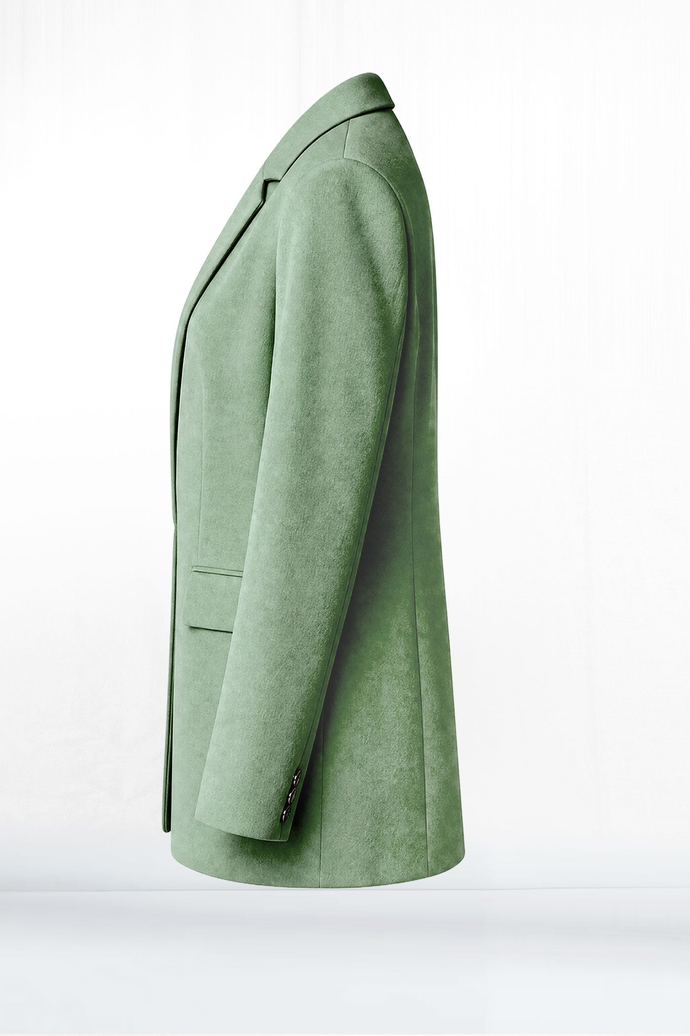 Liza One Button Flap Pocket Blazer