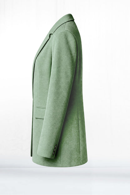 Liza One Button Flap Pocket Blazer