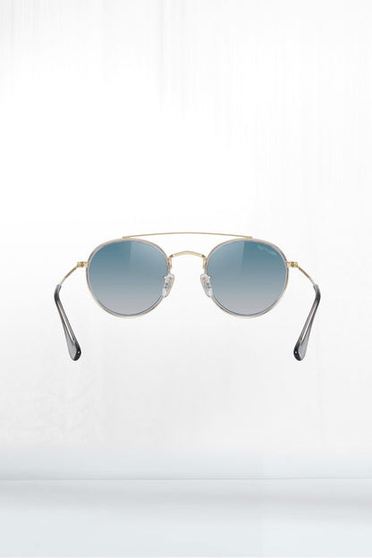 Round Vintage Unisex Double Bridge Sunglasses