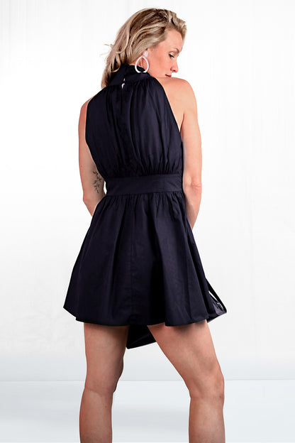 Sasha Flare Waist Cocktail Mini Dress