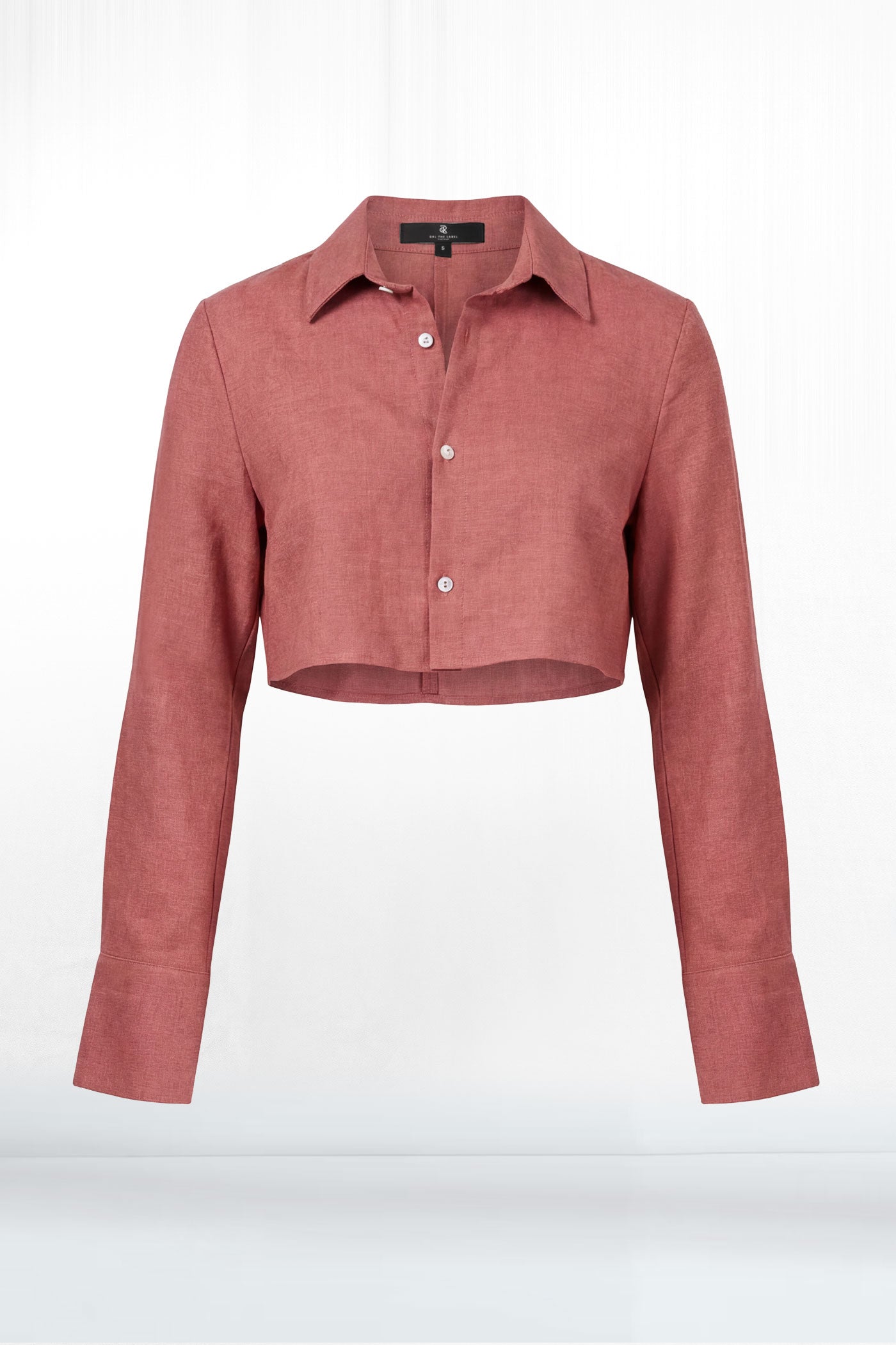 Skylar Linen Button-down Top