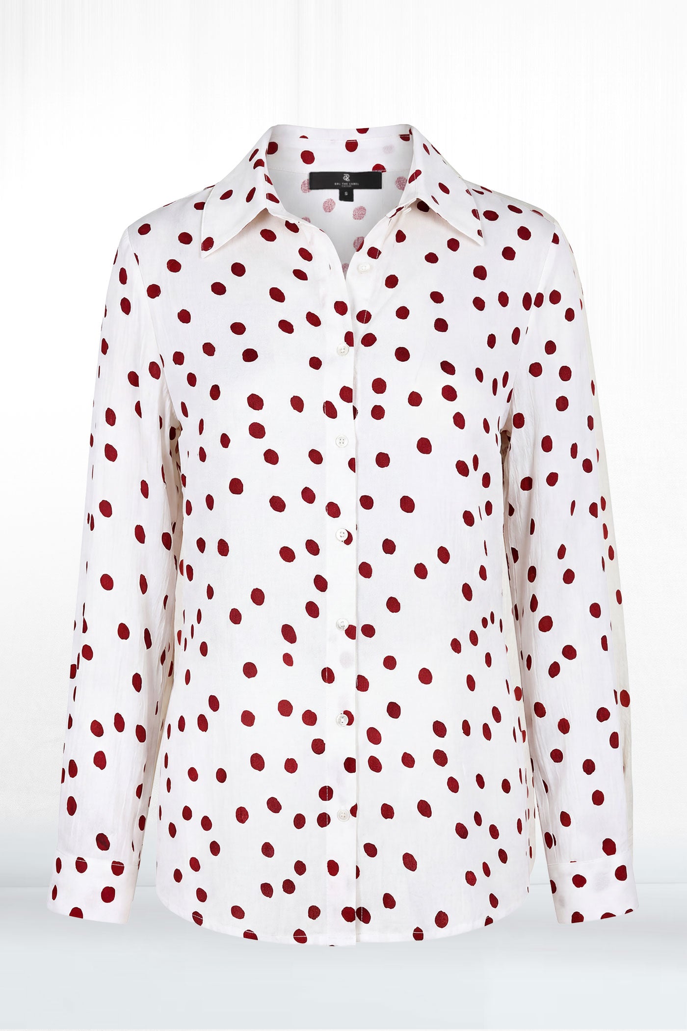 Sloan Long Sleeve Button Down Pajama Inspired Top