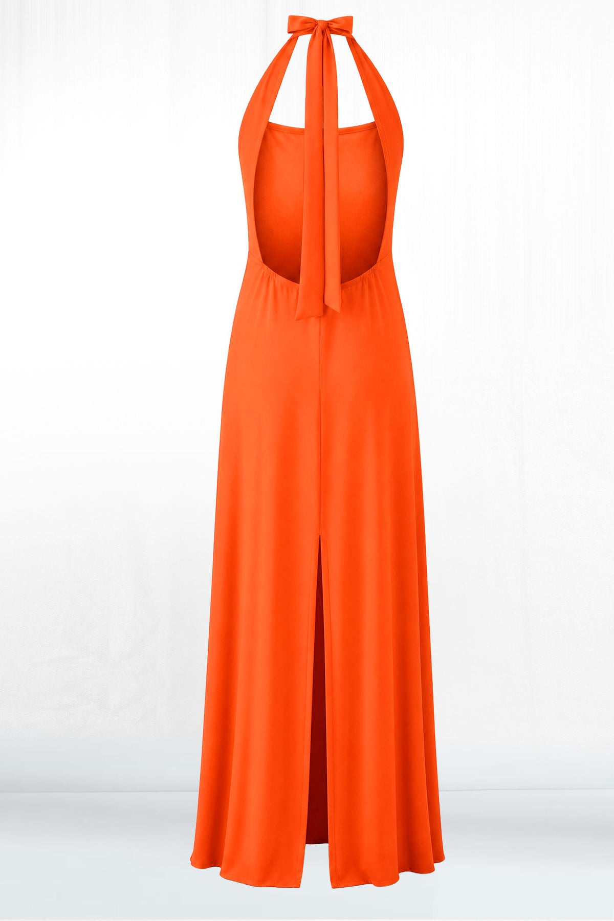 Sophia Halter Tie Back Flowy Maxi Dress