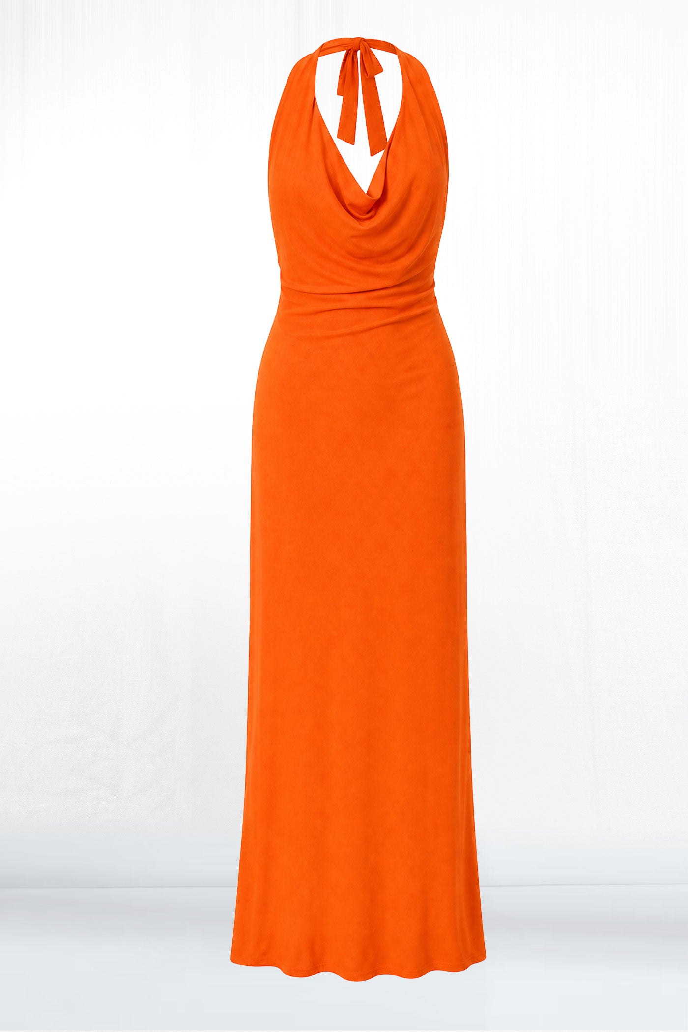 Sophia Halter Tie Back Flowy Maxi Dress