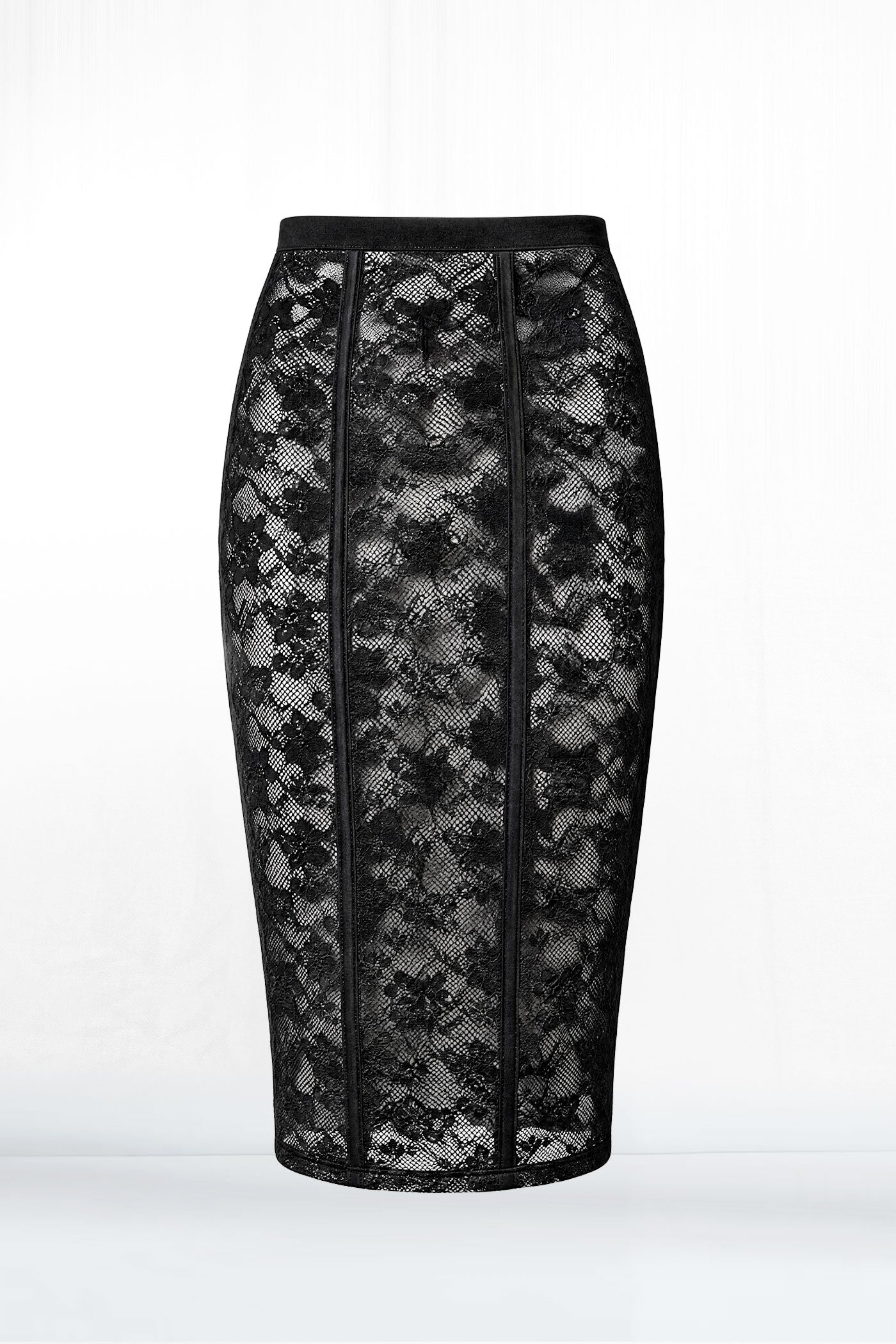 Stella Lace Pencil Maxi Skirt