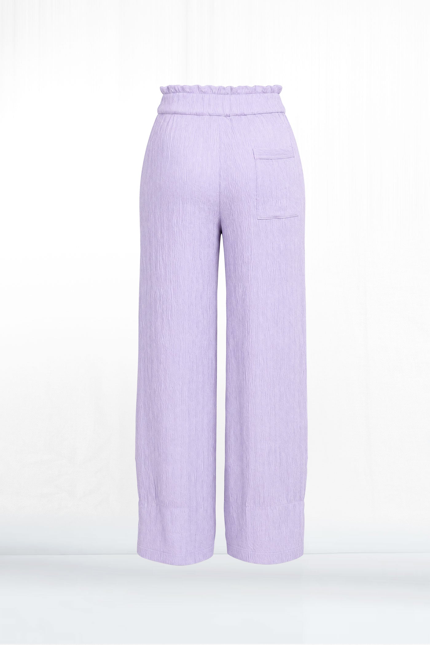 Tara Crinkled Pull-up Long Pocket Pant