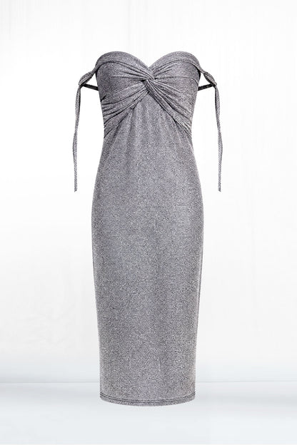 Toni Adjustable Strap Sparkle Dress