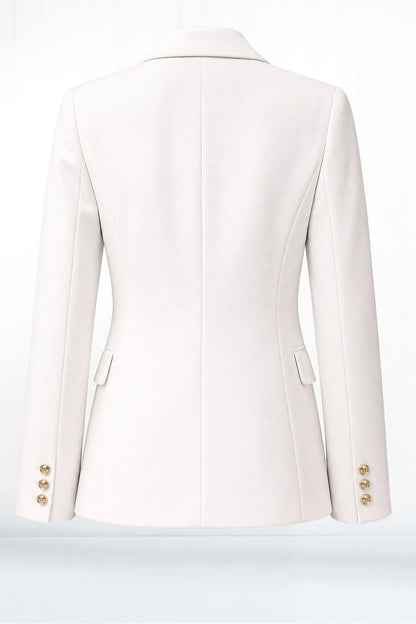 Veronique One Button Slim Fit Lightweight Rayon Blazer