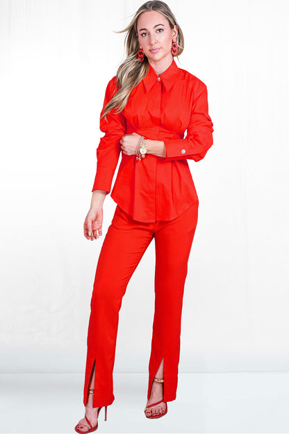 Savannah Front-Slit Pant