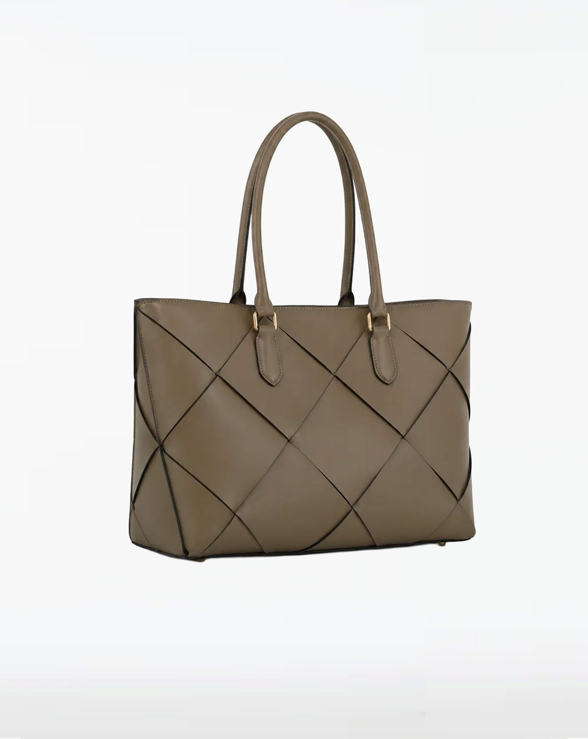 Bordeaux Cinnamon Woven Envelope Clutch