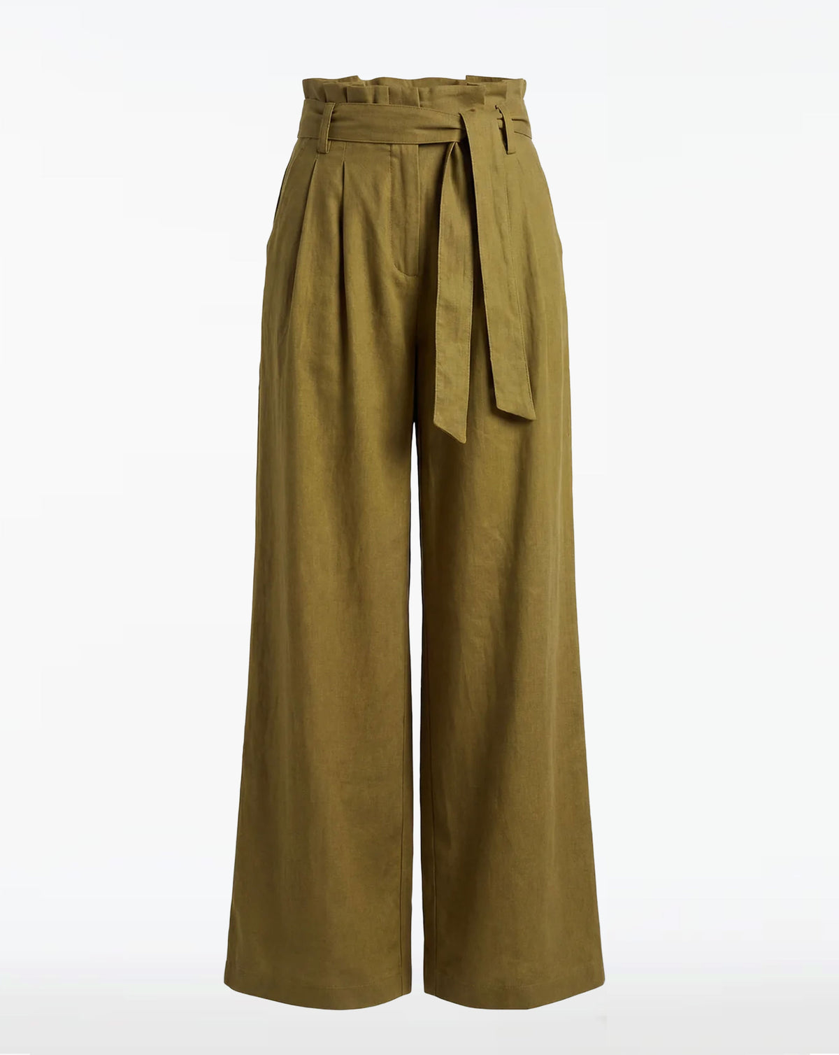 Paperbag Waist Wide Leg Pant