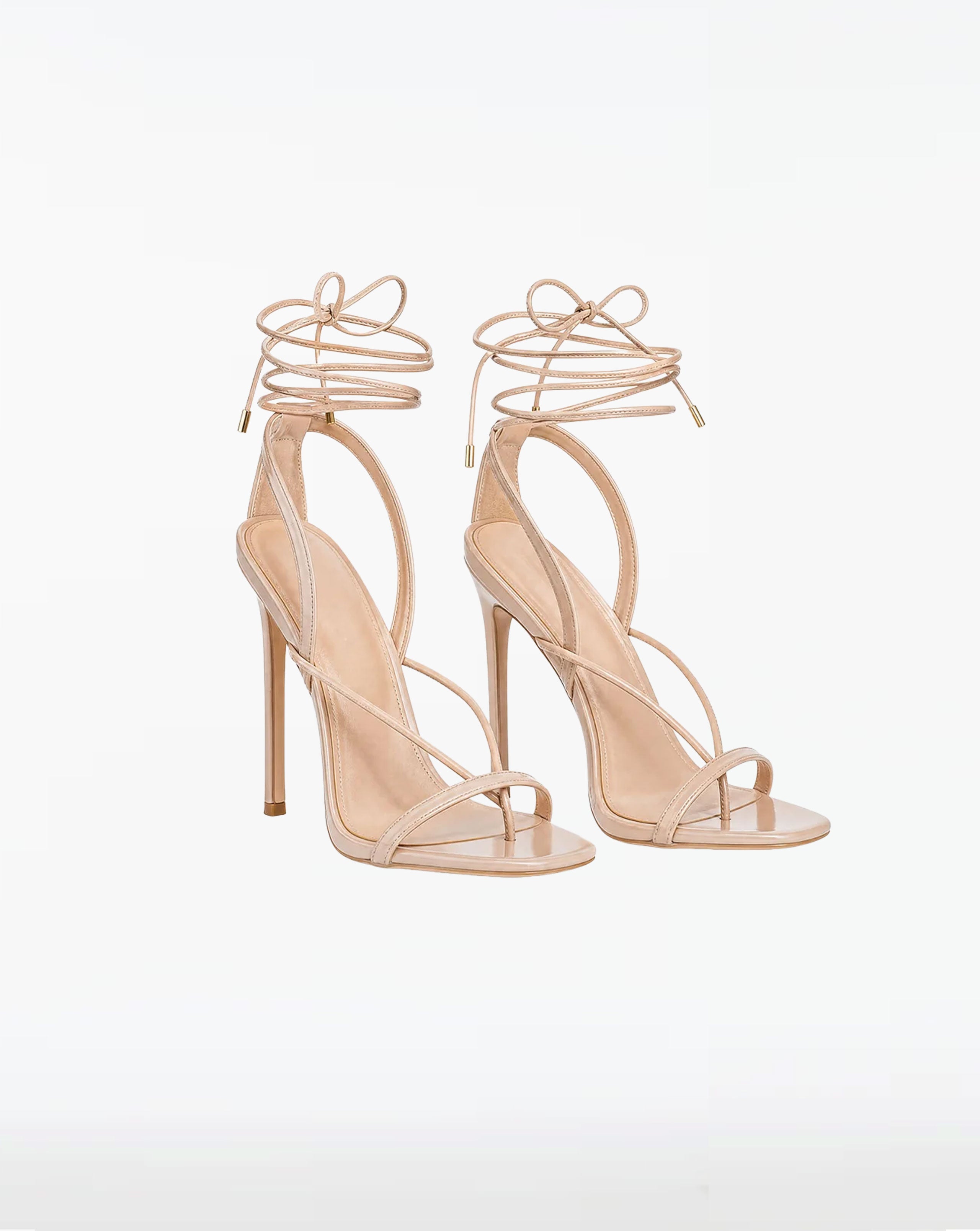 Strappy Nude Heels