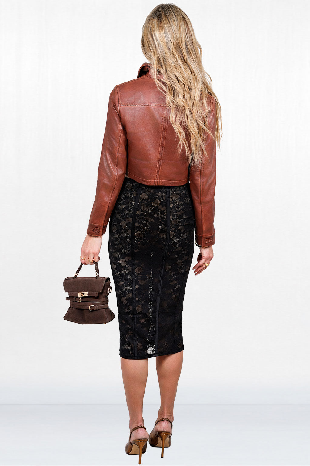 Stella Lace Pencil Maxi Skirt