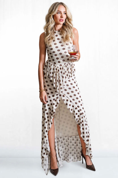 Polkadot Ruffle Dress