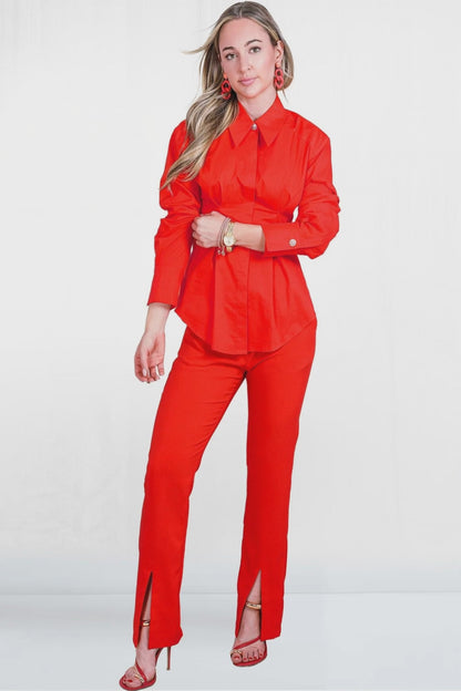 Savannah Front-Slit Pant