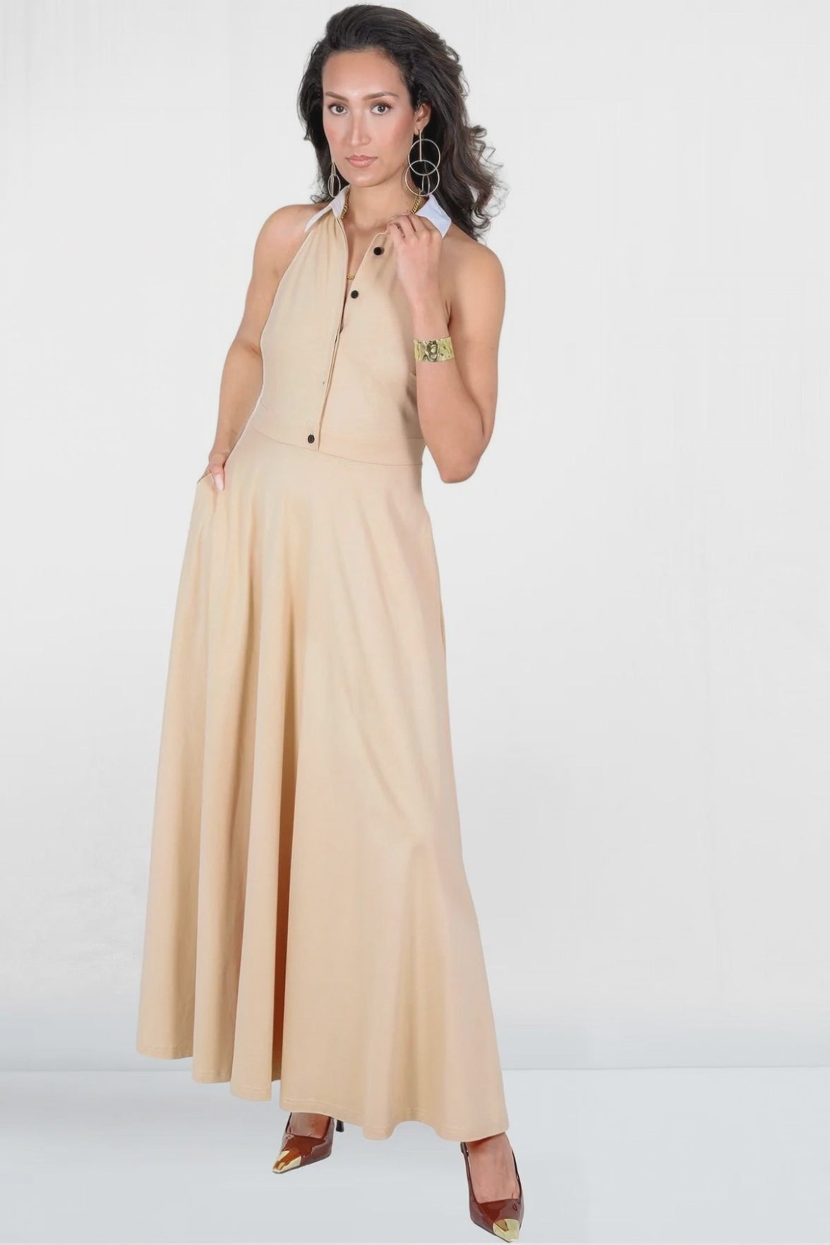 Eleanor All Seasons Button Down Dress