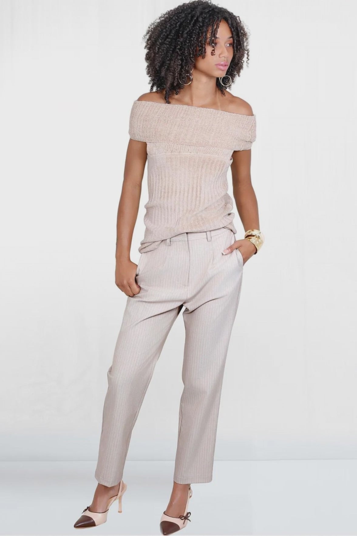 Lynx Cropped Straight Leg Pocket Chino Pant
