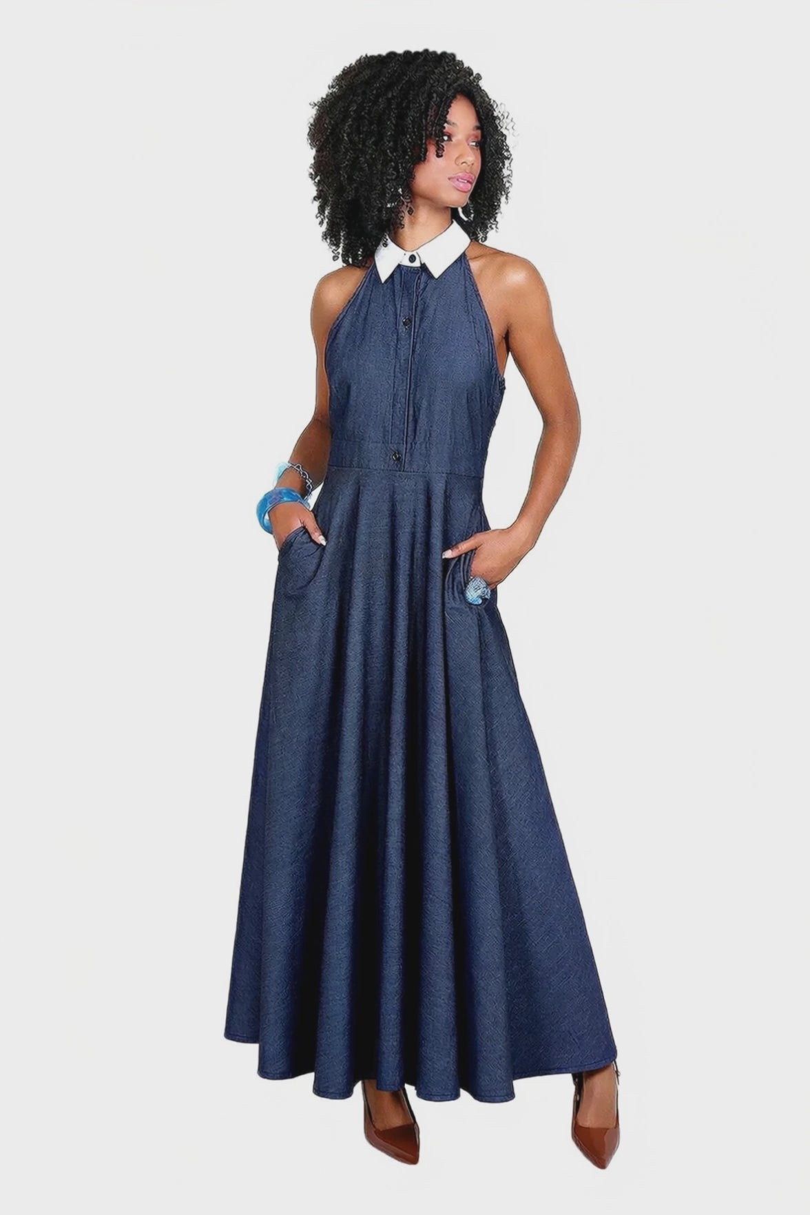 Eleanor All Seasons Button Down Dress