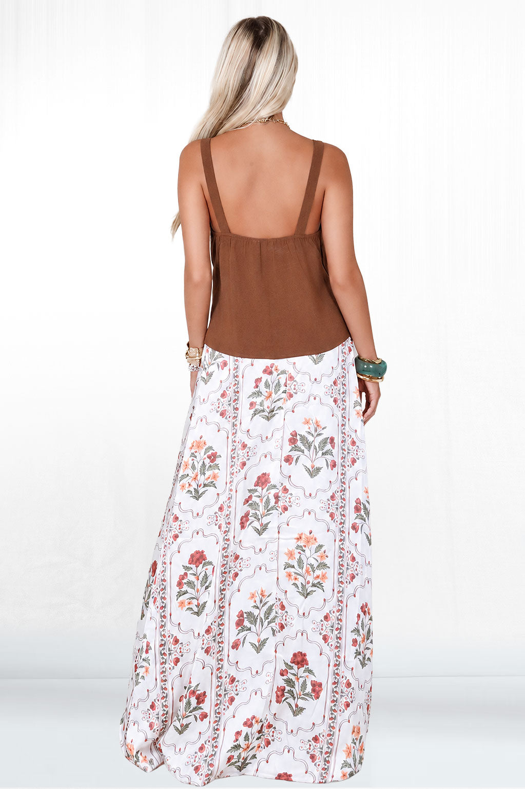 Sophia Print Skirt