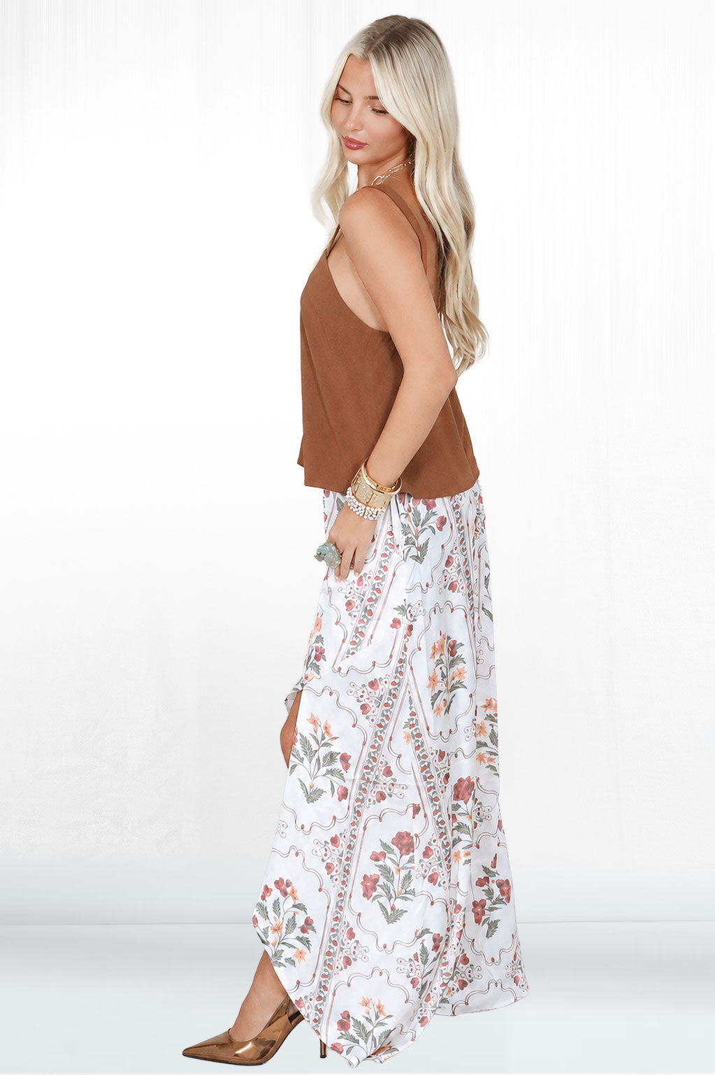 Sophia Print Skirt