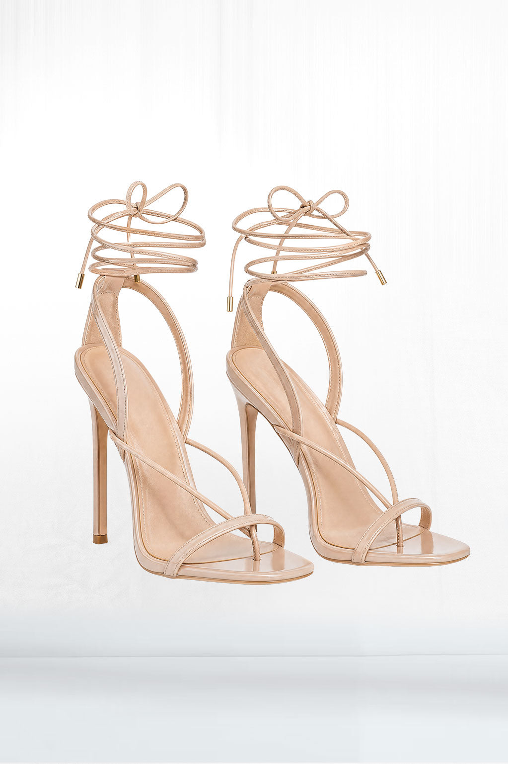 Strappy Nude Heels