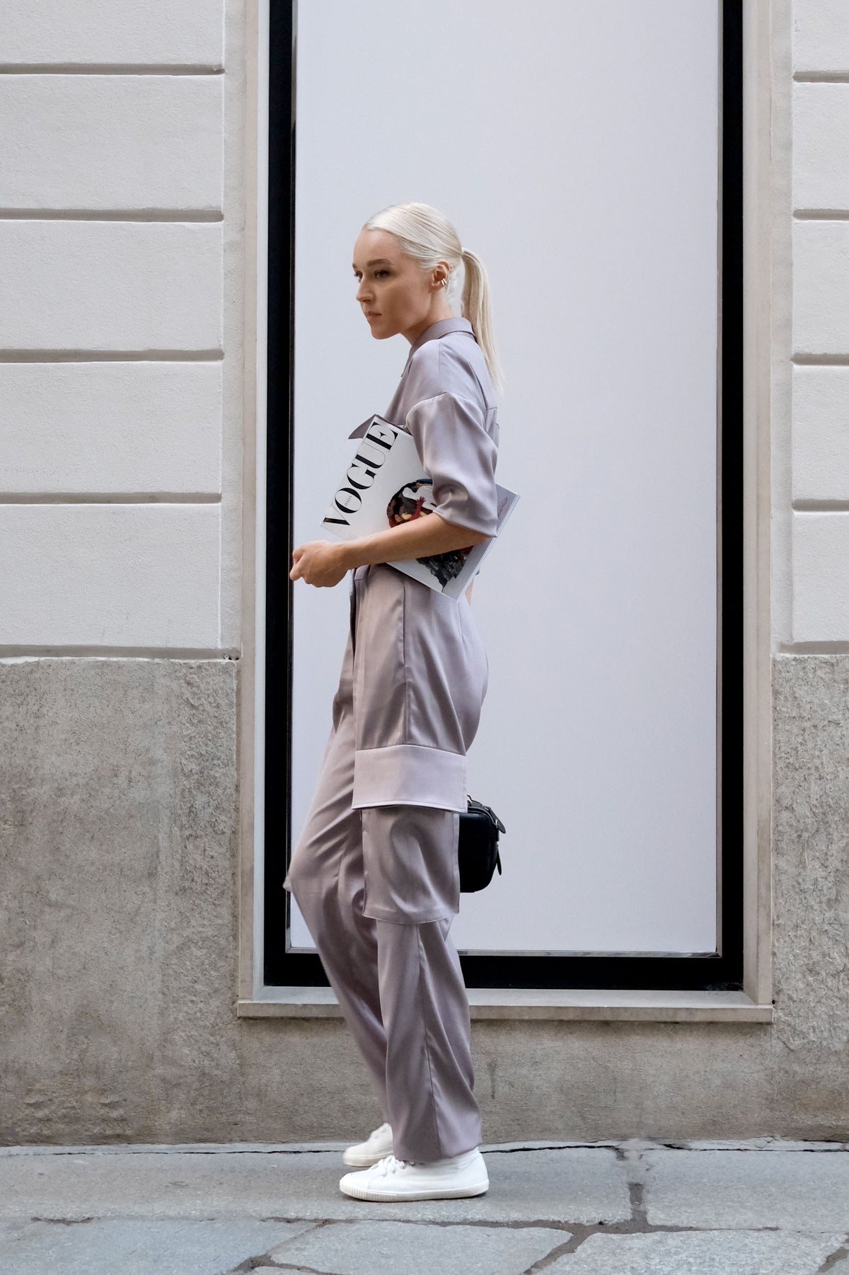 Milano Straight Leg Button Down Silky Cargo Jumpsuit